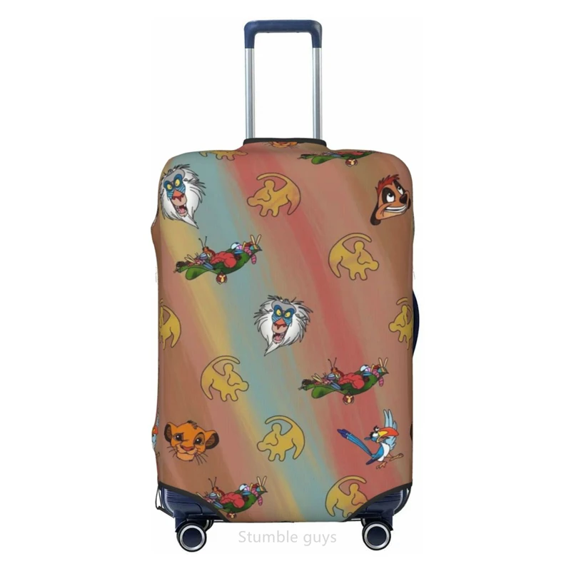 Travel Accessories For Road Trip - Penutup Koper Elastisitas Tinggi Pola Lionkings