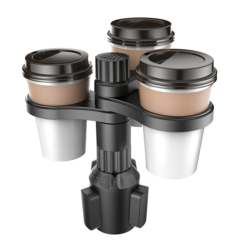 Travel Accessories For Road Trip - 360 ° Tempat Cangkir Mobil 3-In-1