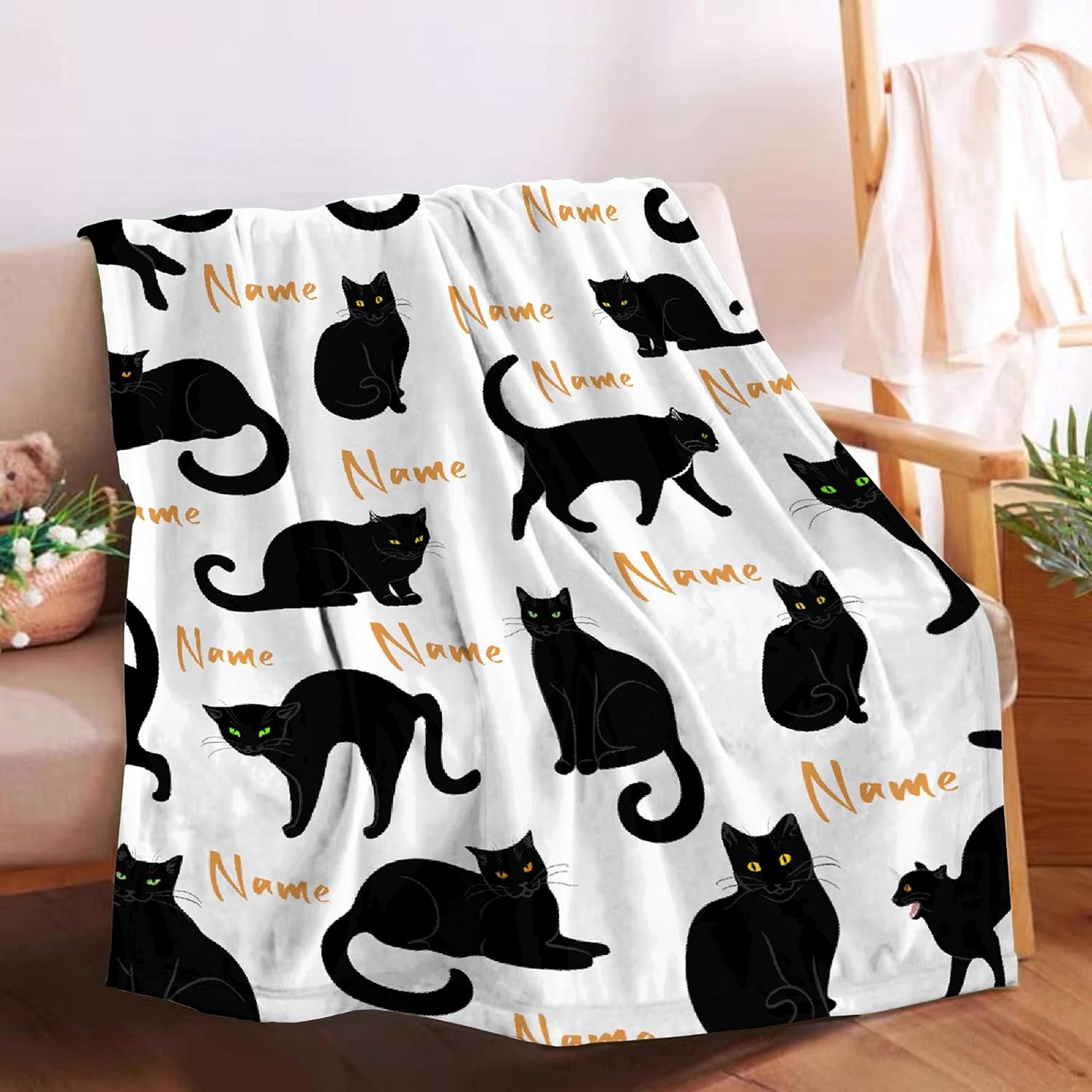 Travel Accessories Gift Ideas - Selimut Lembut Motif Kucing Lucu, Selimut