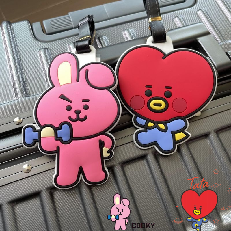 Travel Accessories International - Gantungan kunci kartun BT21 lucu Kawaii,