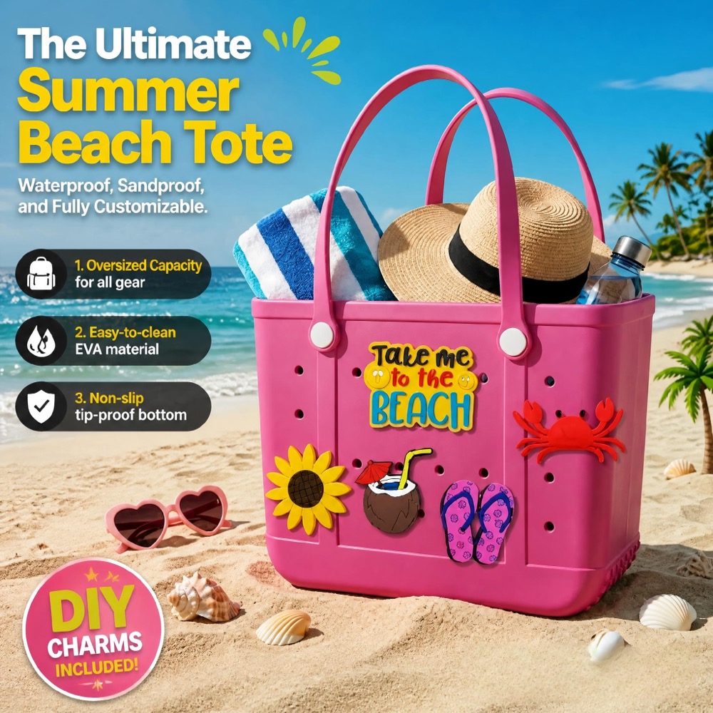 Travel Accessories Us - Tas Pantai Karet Ukuran Besar untuk