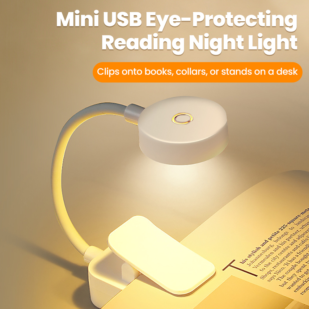 Travel Reading Accessories - Lampu Baca LED Bertenaga Baterai dengan