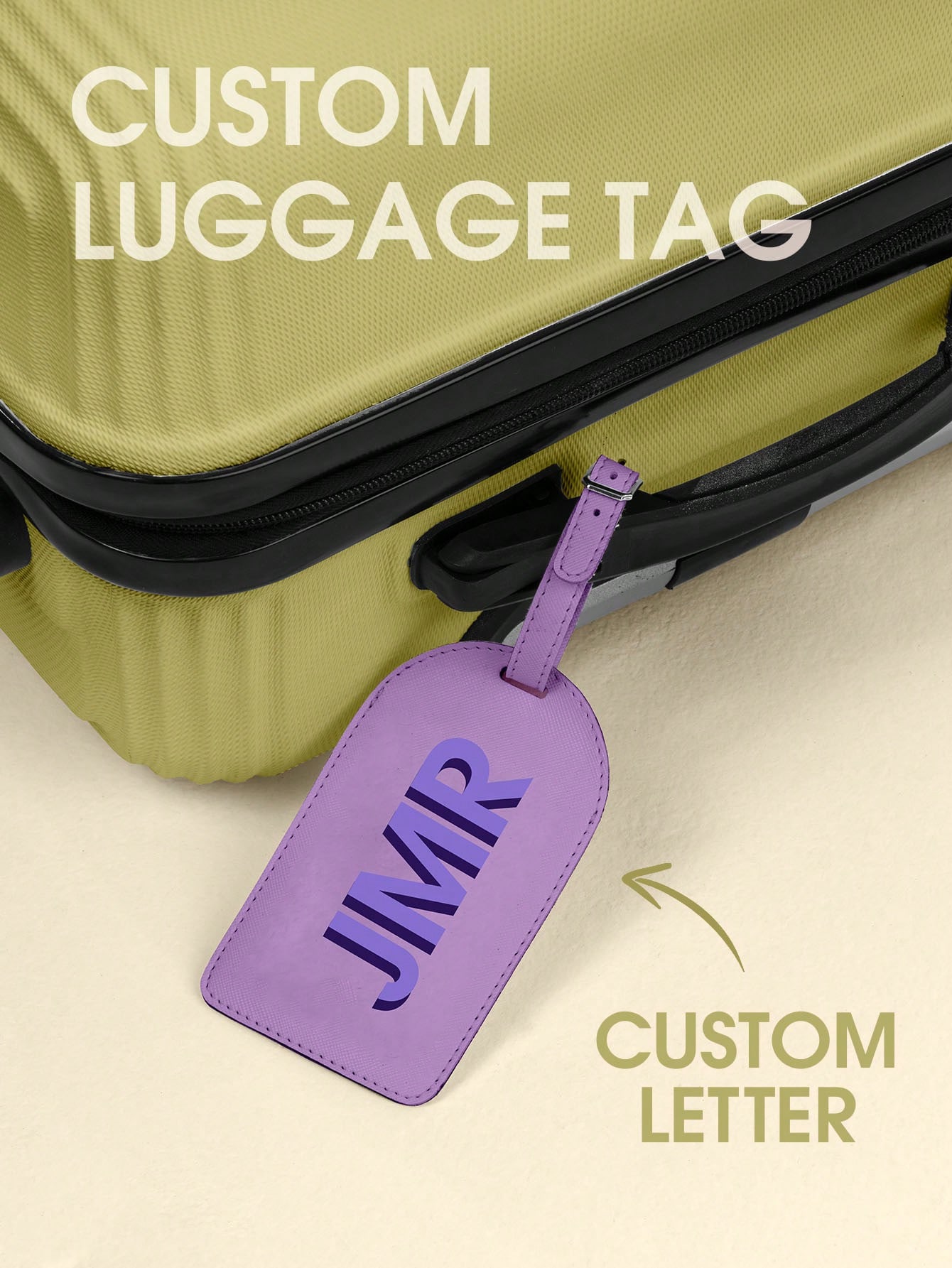 Tag Bagasi Inisial Pribadi Hur - Travel Accessories International ulasan dan harga