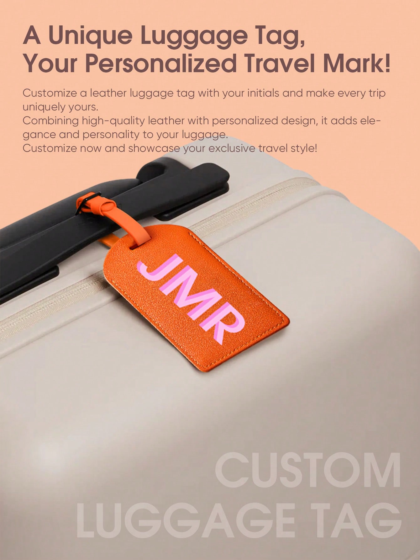 Tag Bagasi Inisial Pribadi Hur - Travel Accessories International ulasan dan harga