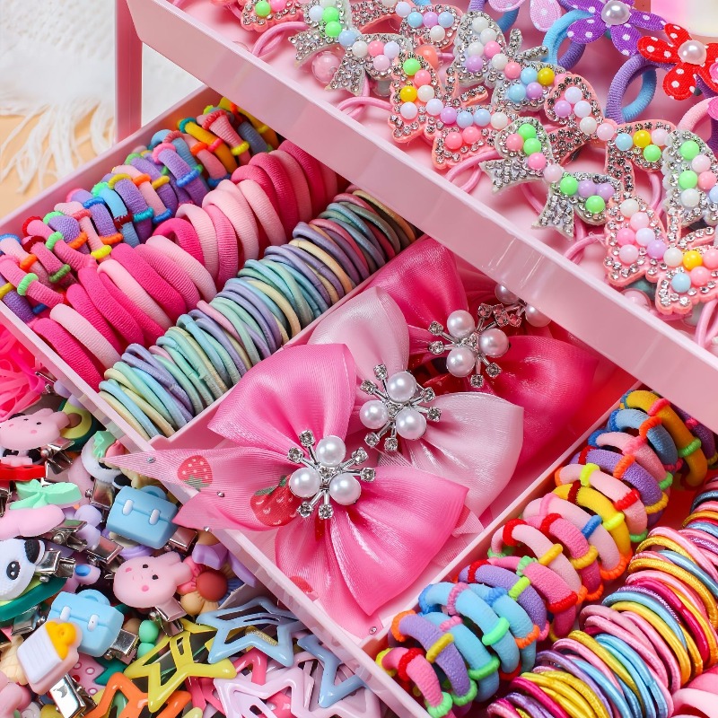546Pcs Set Aksesoris Rambut El - Travel Accessories Girls ulasan dan harga