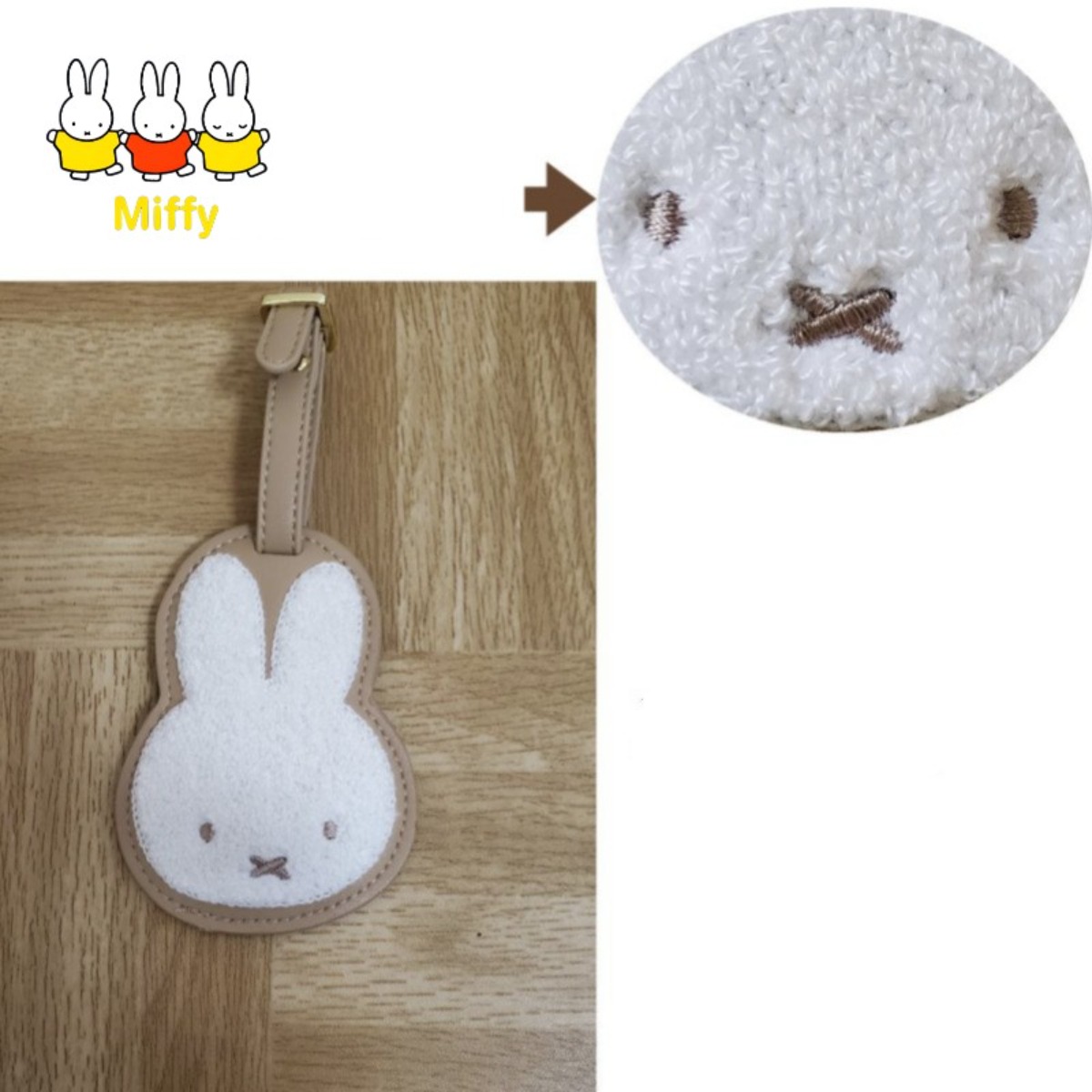 Tas Kulit Bordir Kelinci Miffy - Travel Accessories Cute ulasan dan harga