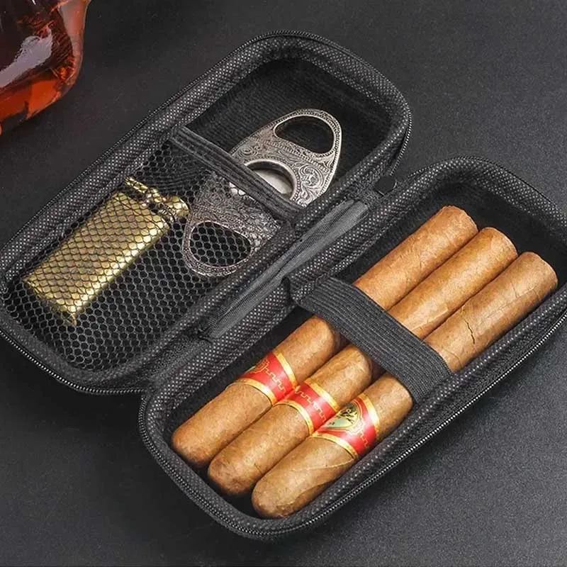 Kotak Cerutu Portabel EVA Ring - Travel Accessories Us ulasan dan harga