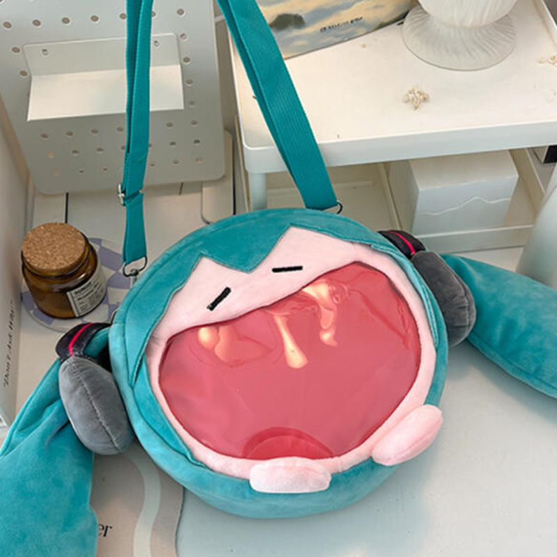 Tas Selempang Plush Hatsune Mi - Travel Accessories Cute ulasan dan harga