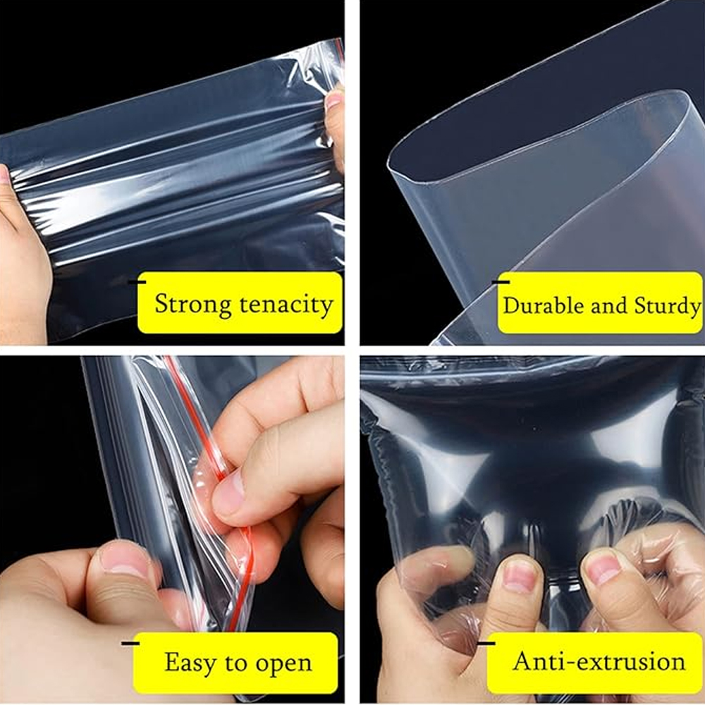 100-1000 Buah Kantong Plastik  - Reusable Zip Bag ulasan dan harga