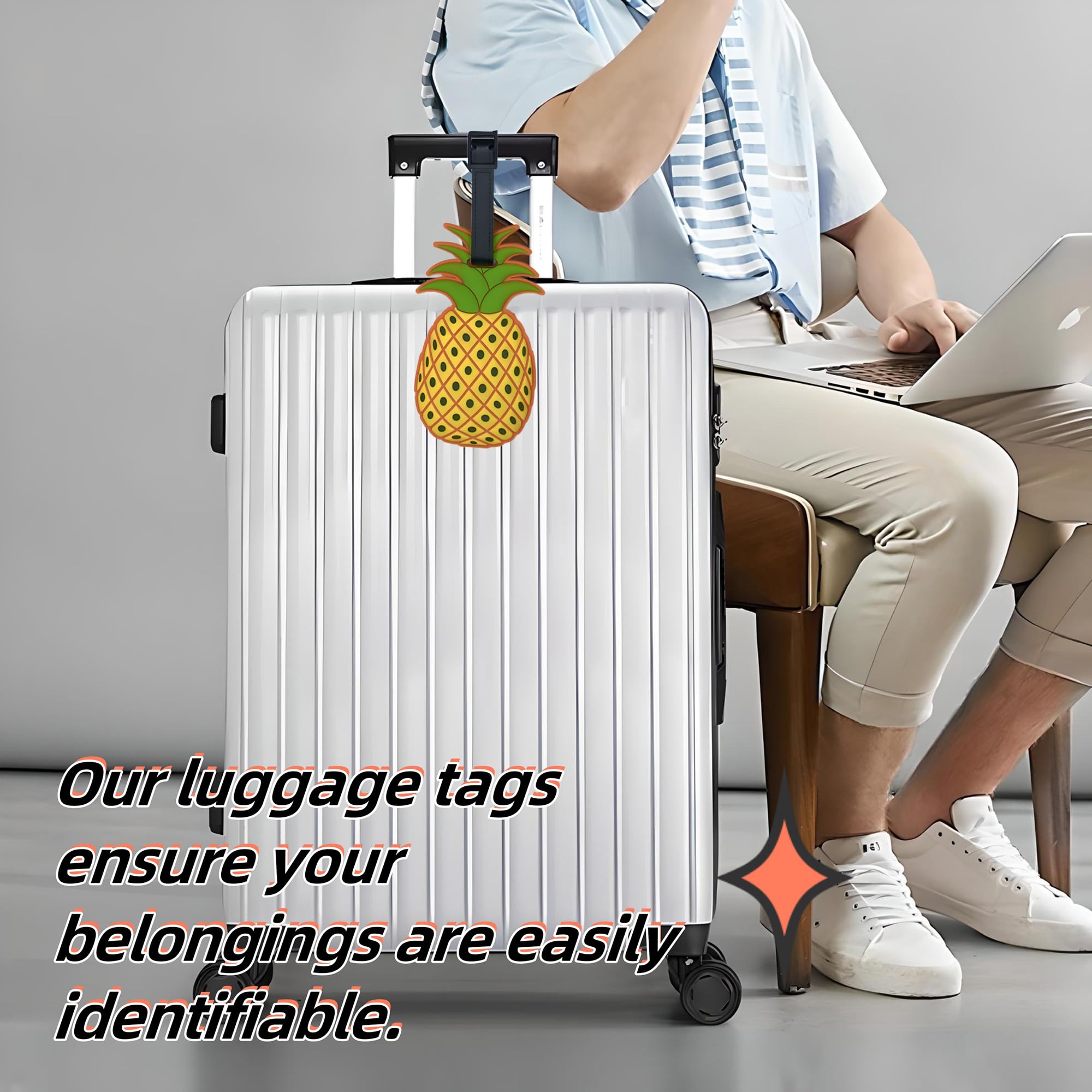 Tag Bagasi Stroberi Terong Wor - Travel Accessories International ulasan dan harga