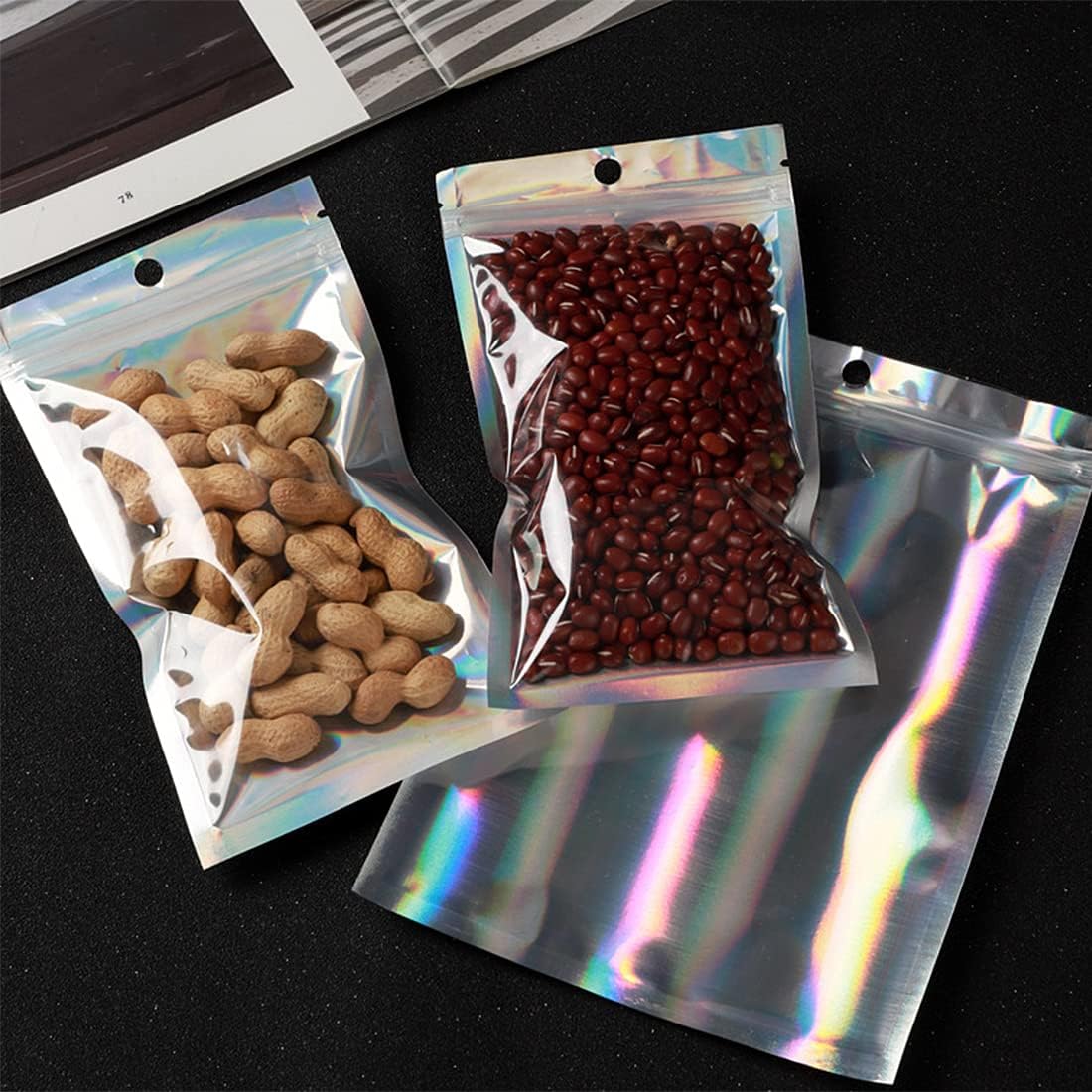 50/10 buah tas penyegel Laser  - Reusable Zip Bag ulasan dan harga