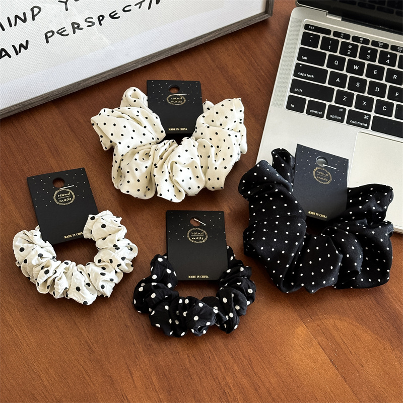 11Cm/14Cm Dot Kain Scrunchies  - Travel Accessories Girls ulasan dan harga