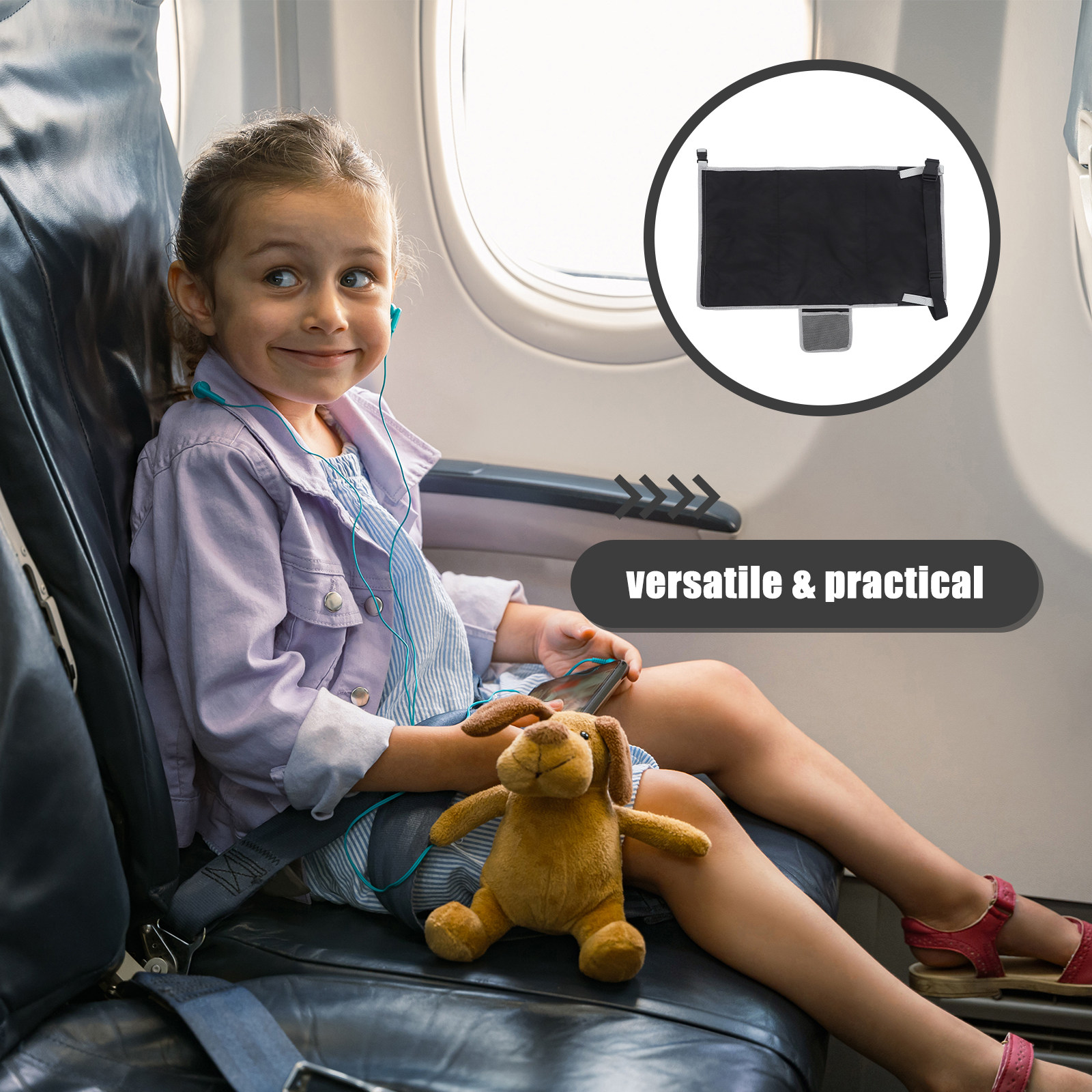 1Set Papan Kursi Pesawat Anak  - Travel Accessories With Toddler ulasan dan harga