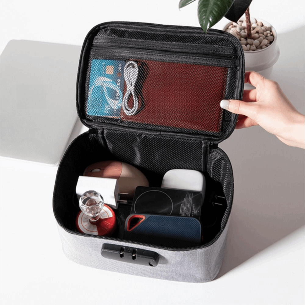 Tas Kain Oxford dengan Kunci S - Reusable Zip Bag ulasan dan harga