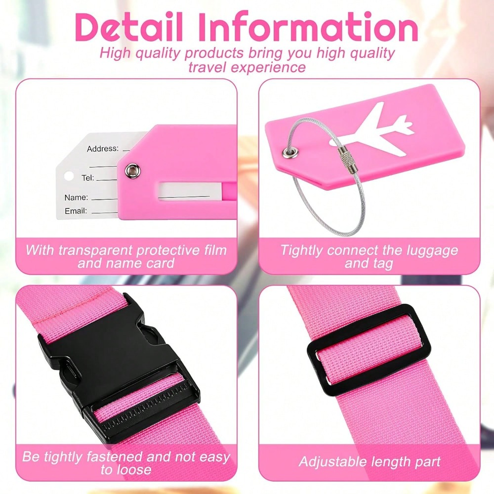 Set Tali Pengikat Koper dengan - Travel Accessories International ulasan dan harga