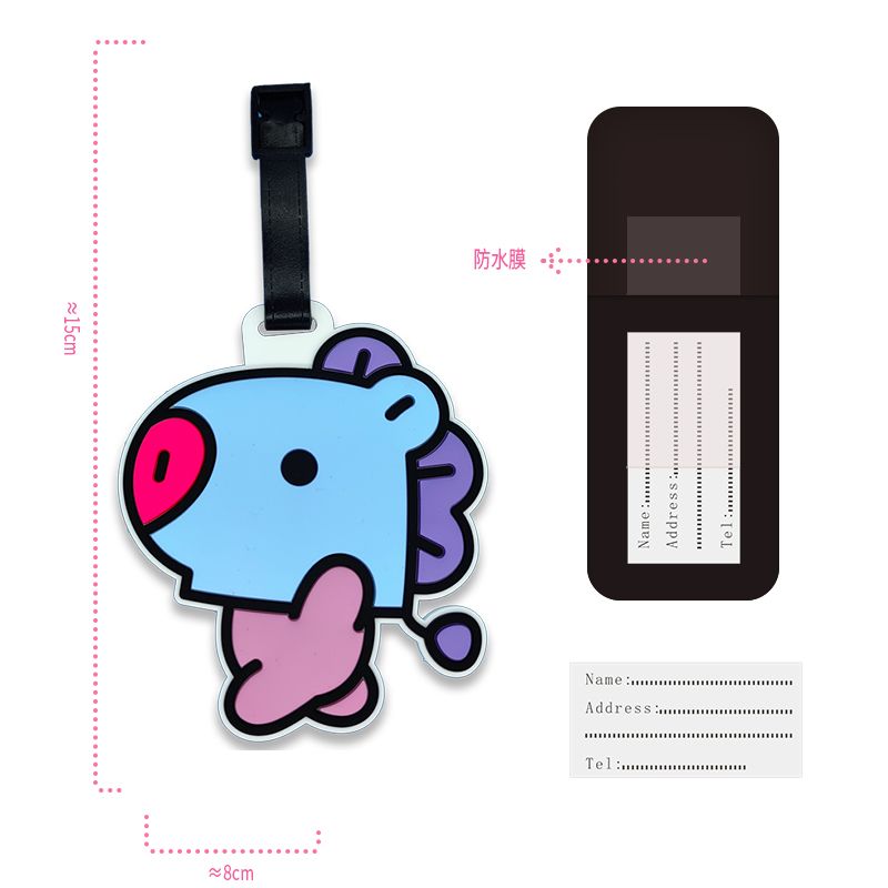 Gantungan kunci kartun BT21 lu - Travel Accessories International ulasan dan harga