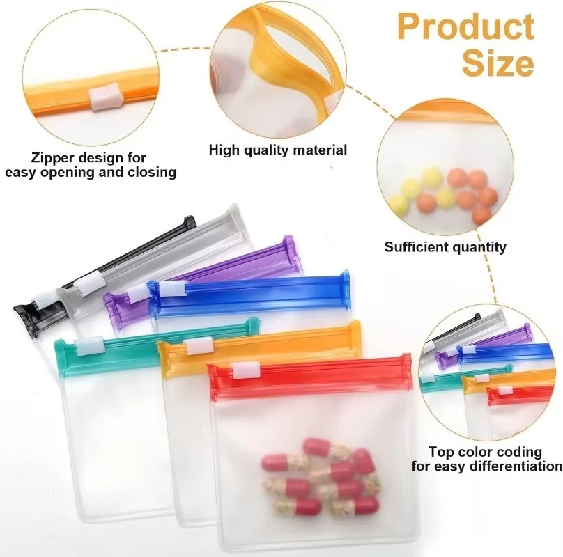 Kantong Dispenser Pil Mini Ber - Reusable Zip Bag ulasan dan harga