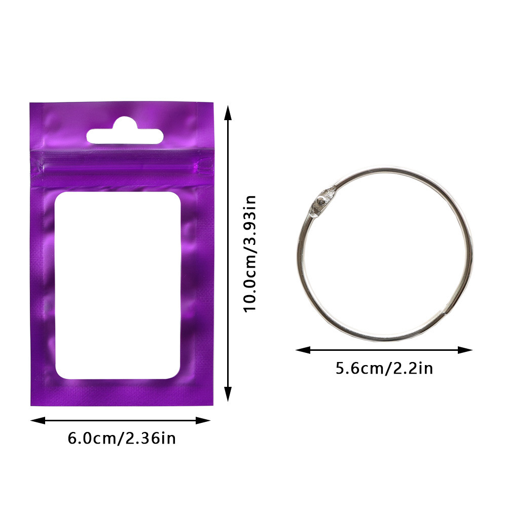 50pcs Tas Penyimpanan Manik-ma - Reusable Zip Bag ulasan dan harga
