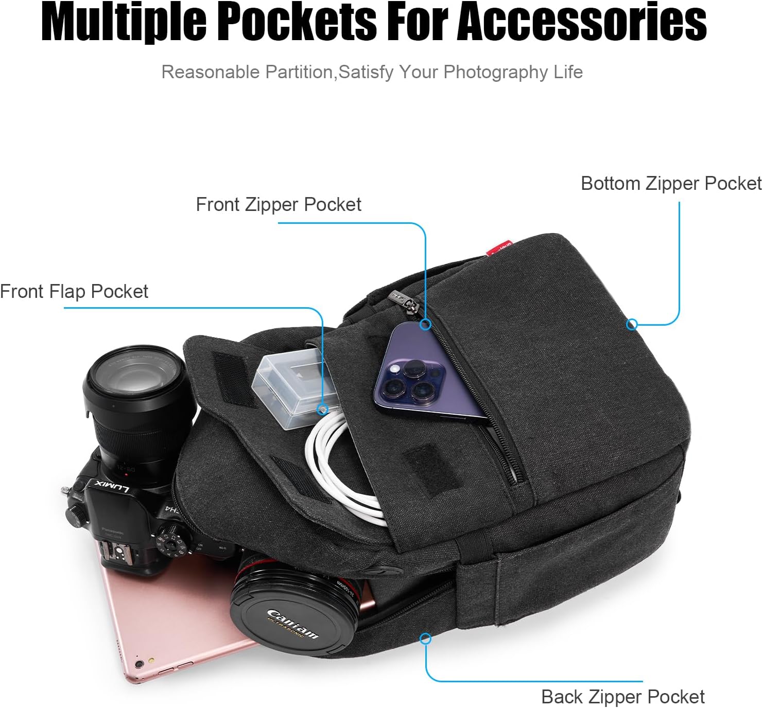 Tas kamera ringkas, tas selemp - Camera Bag Travel ulasan dan harga