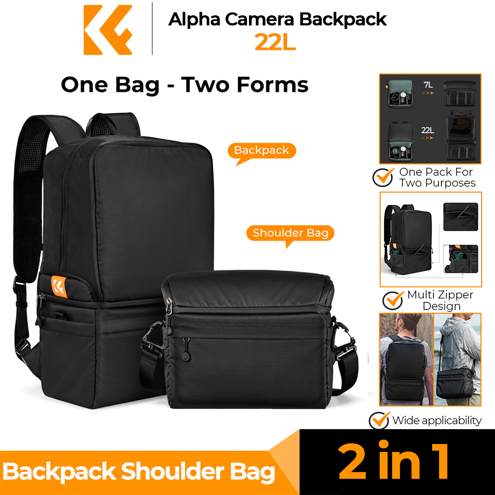 K&F CONCEPT 22L Ransel Kamera  - Camera Bag Travel ulasan dan harga