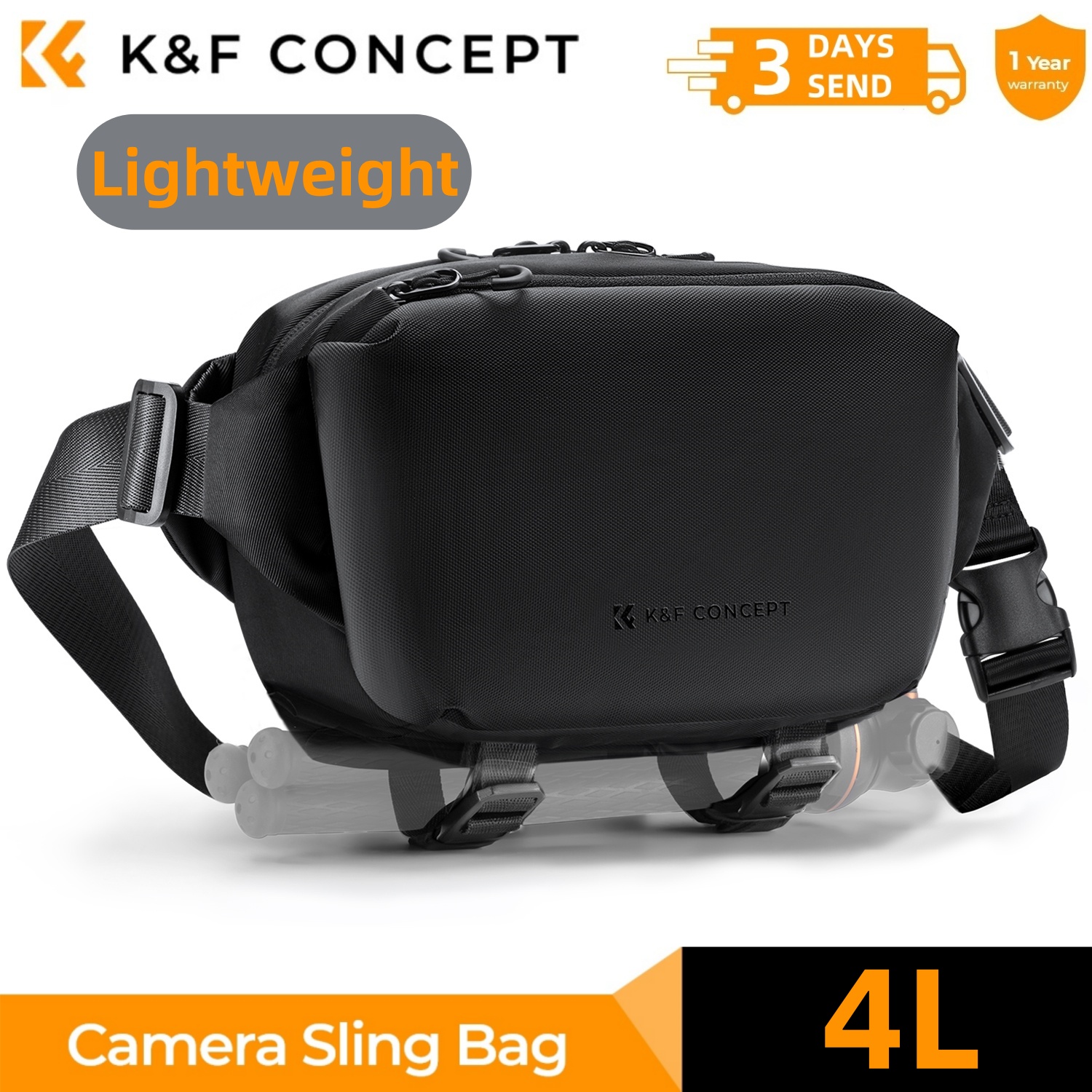 K&F CONCEPT 4L Tas Selempang K - Camera Bag Travel ulasan dan harga