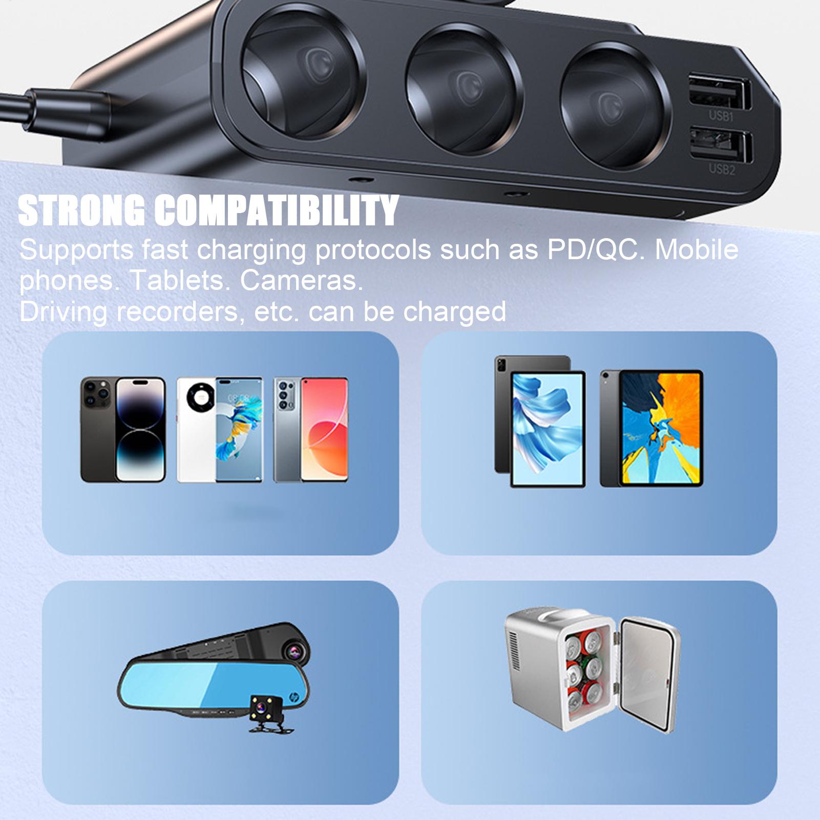 Port Pengisian Daya Mobil Peng - Travel Accessories For Road Trip ulasan dan harga