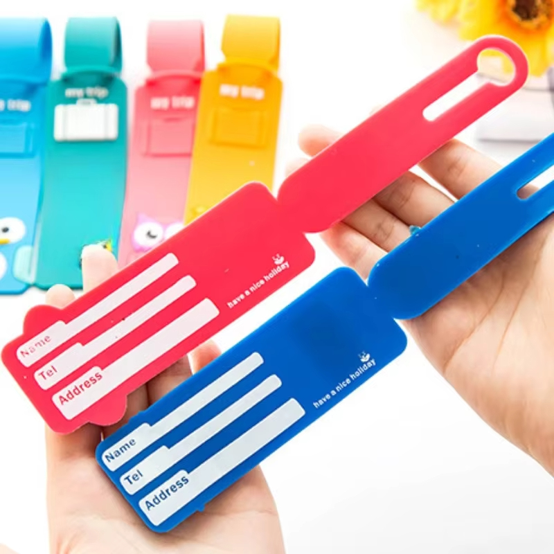 5pcs Tag Bagasi Silikon Cantik - Travel Accessories International ulasan dan harga