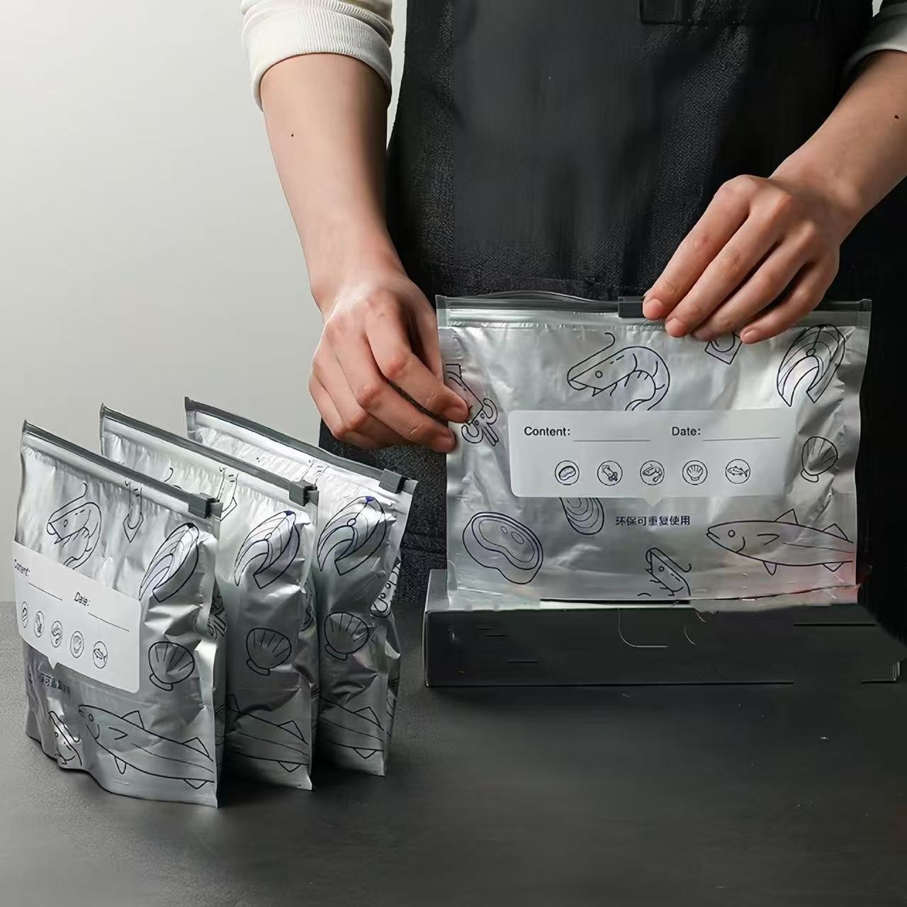 ​ Kantong Aluminium Foil Reusa - Reusable Zip Bag ulasan dan harga