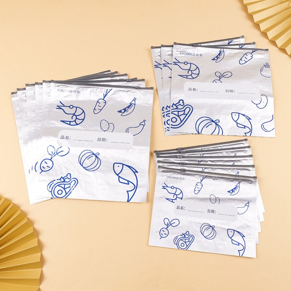 10 Buah/Tas Kantong Makanan Al - Reusable Zip Bag ulasan dan harga