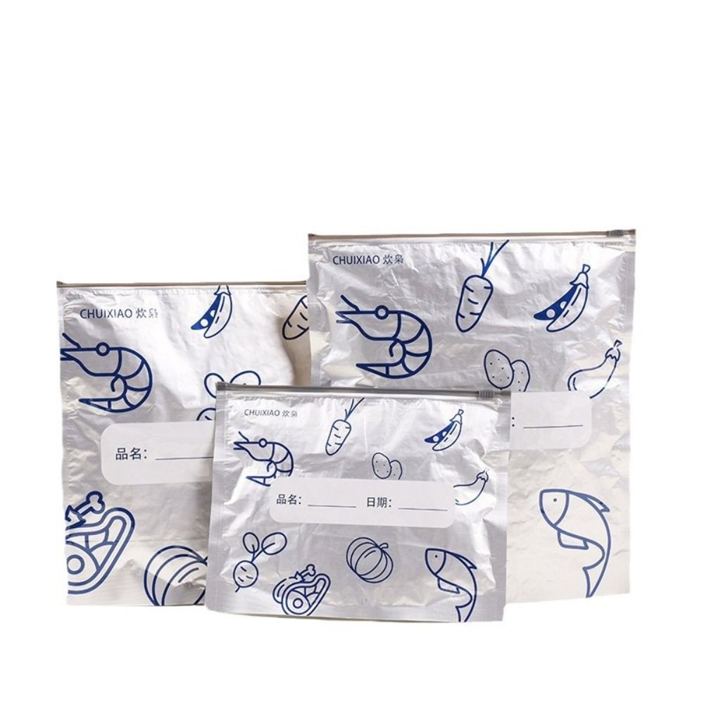 10 Buah/Tas Kantong Makanan Al - Reusable Zip Bag ulasan dan harga