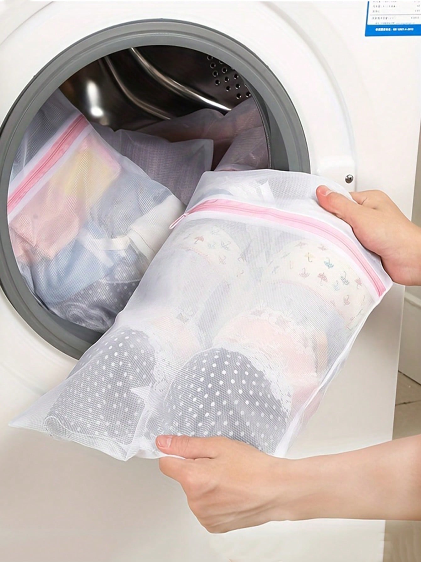 3 Buah/Set Tas Cucian Beritsle - Reusable Zip Bag ulasan dan harga