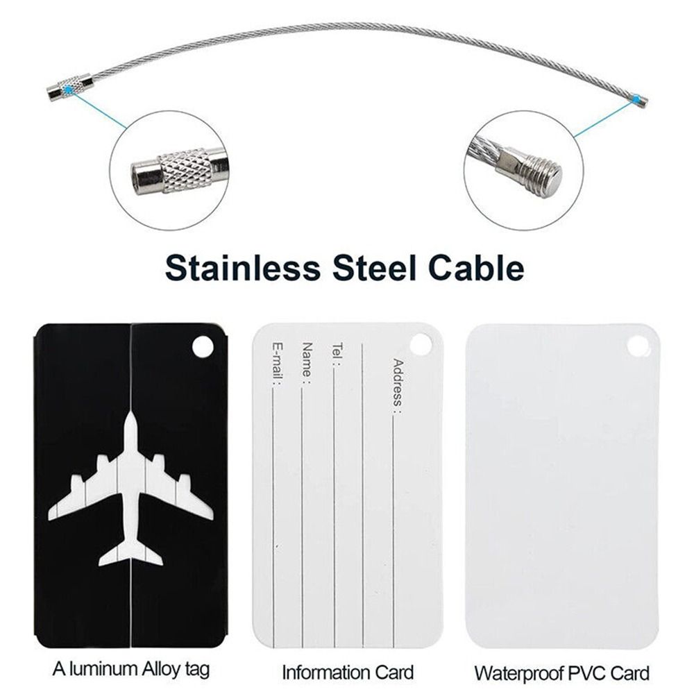 Label bagasi perjalanan Alumin - Quality Travel Accessories ulasan dan harga