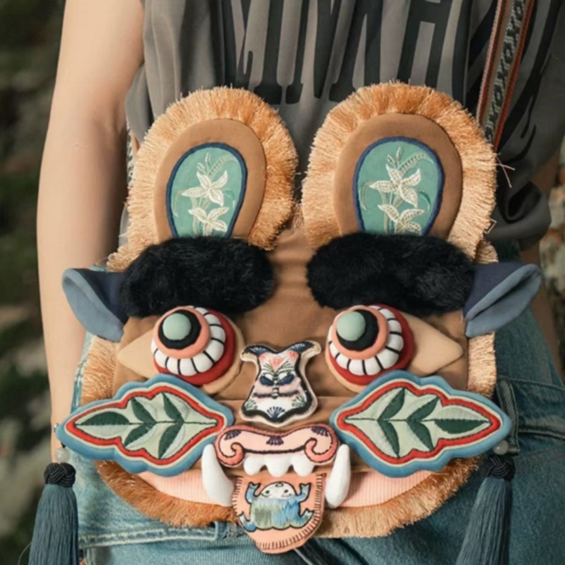Tas Bulu Imitasi Gaya Cina Ben - Travel Accessories With Toddler ulasan dan harga