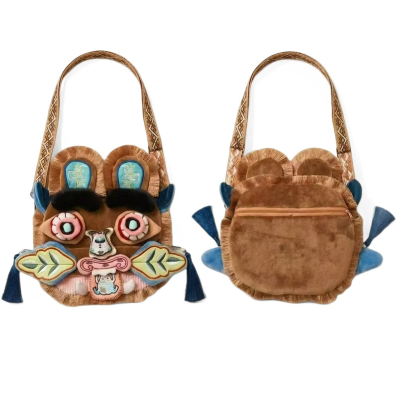 Tas Bulu Imitasi Gaya Cina Ben - Travel Accessories With Toddler ulasan dan harga