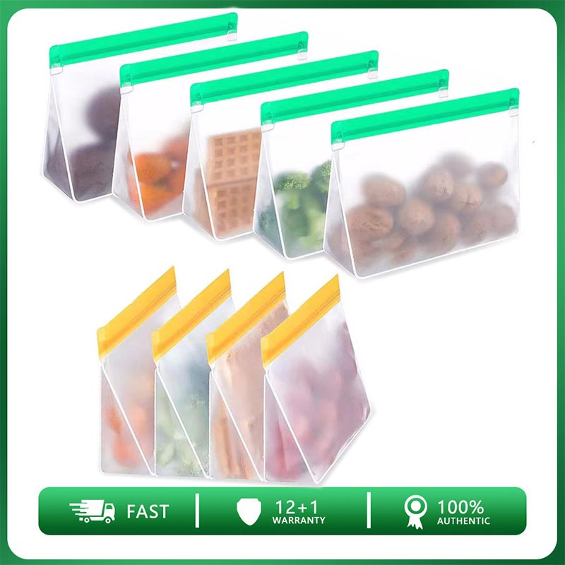 Tas penyimpanan makanan dapat  - Reusable Zip Bag ulasan dan harga