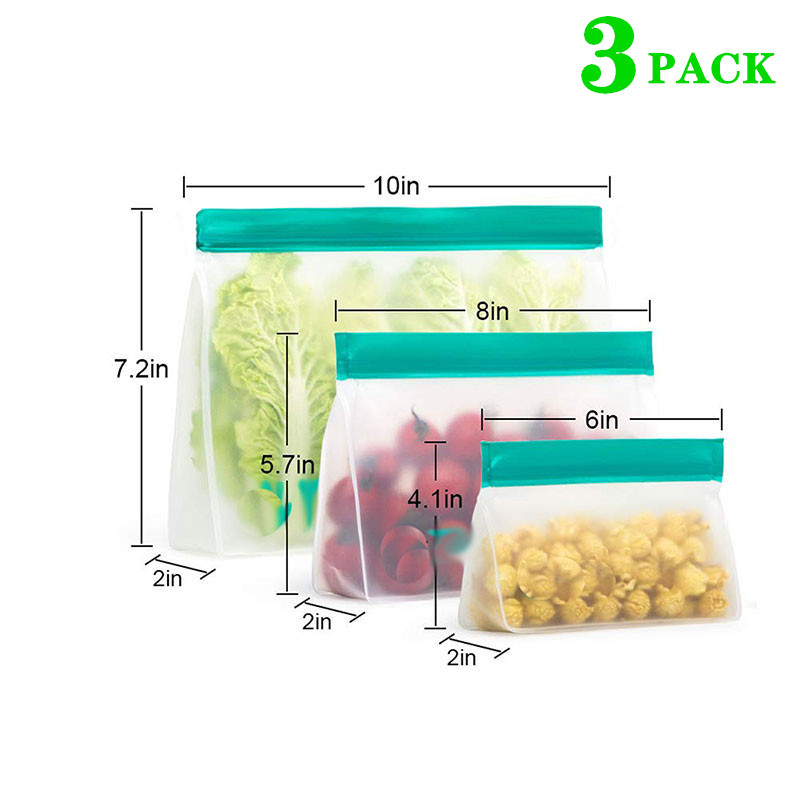 Tas penyimpanan makanan dapat  - Reusable Zip Bag ulasan dan harga