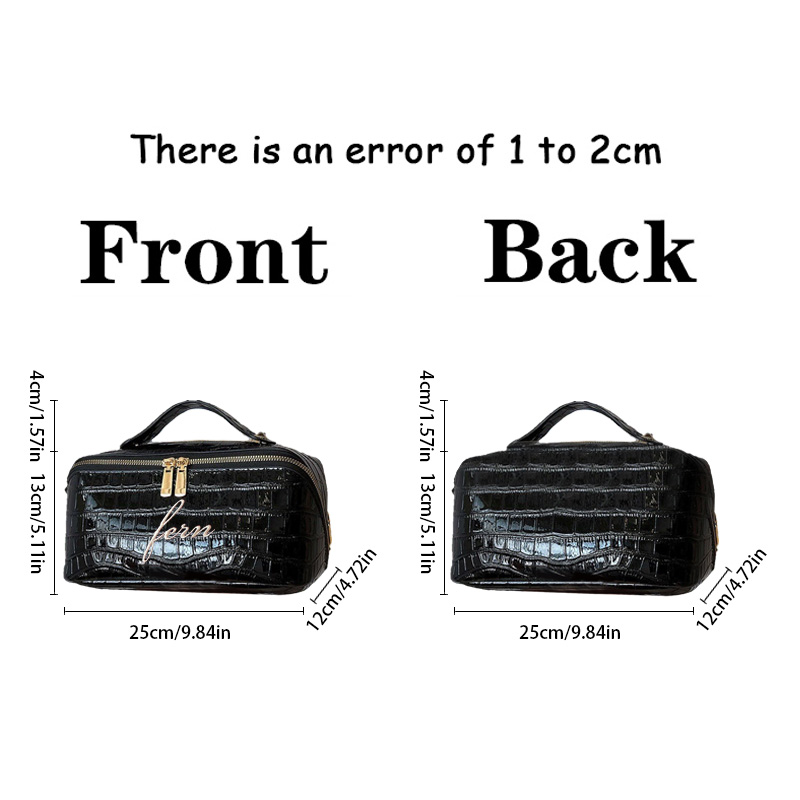Tas Makeup Bordir Motif Buaya, - Travel Accessories Gift Ideas ulasan dan harga