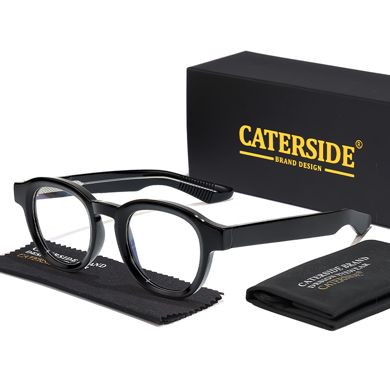 Bingkai Kacamata Bulat CATERSI - Travel Reading Accessories ulasan dan harga